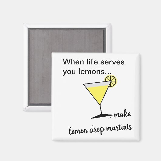 Grote citroenmoer magneet (Voorkant / Achterkant)