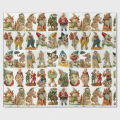 Grote  Clowns Cadeaupapier (Vlak)