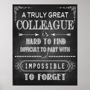 Grote Colleague Gift Poster