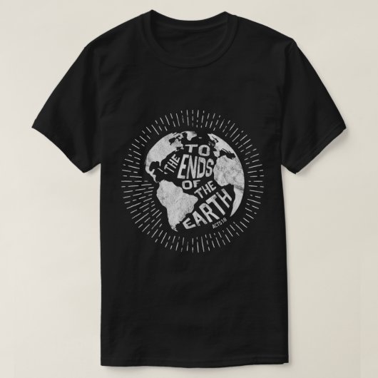 Grote Commissie aan het einde van de Aarde besluit T-shirt (Design voorkant)