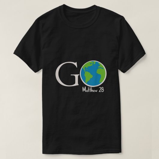 Grote Commissie Go Matthew T-shirt (Design voorkant)