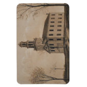 Grote congregationele kerkmagneet magneet (Verticaal)