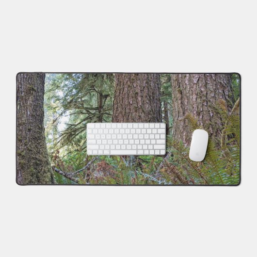 Grote conifeer Pacific Northwest Forest Bureaumat (Keyboard & Muis)