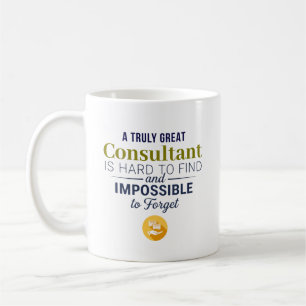 Grote consultant gepersonaliseerde naam cadeau kof koffiemok
