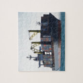 Grote container bij anker legpuzzel (Verticaal)