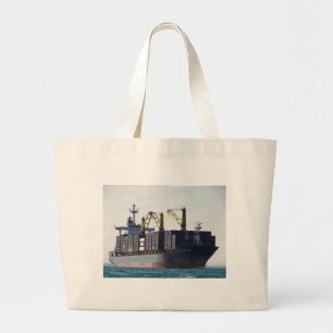 Grote container bij anker tote bag