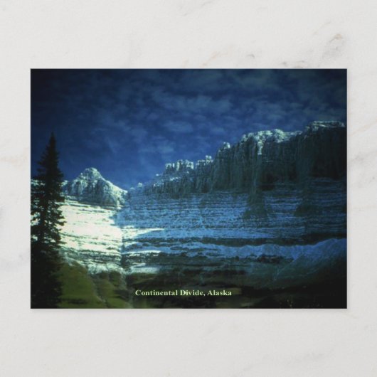 Grote Continentale Waterscheiding in Alaska Briefkaart (Voorkant)