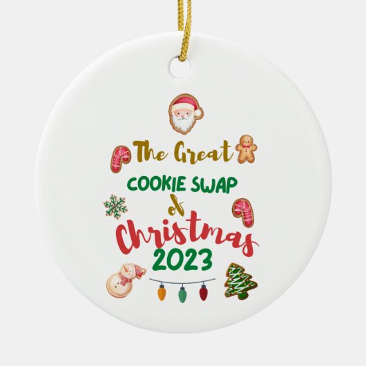 Grote Cookie Swap 2023 Ornament (Voorkant)