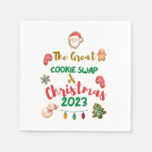 Grote Cookie Swap van Kerstmis 2023 - Servetten (Voorkant)