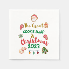 Grote Cookie Swap van Kerstmis 2023 - Servetten