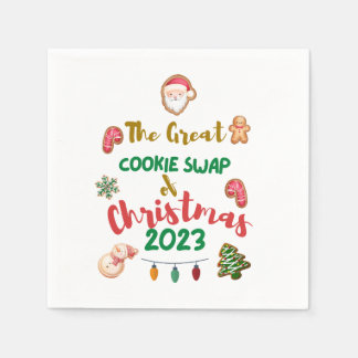 Grote Cookie Swap van Kerstmis 2023 - Servetten