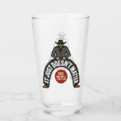 Grote Cowboys Wit & Zwart Glas (Achterkant)