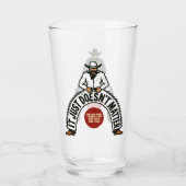 Grote Cowboys Wit & Zwart Glas (Voorkant)