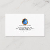 Grote Creative Logistics Motif Modern Delivery Visitekaartje (Achterkant)