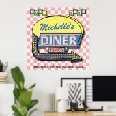 Grote Creëer - Aangepaste retro 50-inch gebarentaa Poster (Thuiskantoor)