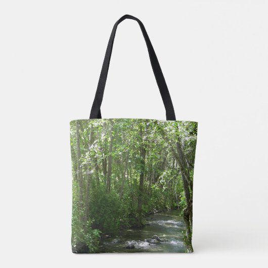 Grote Creek in de zomertijd..... Tote Bag (Achterkant)