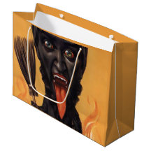 Grote Creepy Krampus Gift Bag
