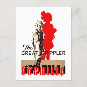 Grote Crippler ~ Syphilis Briefkaart