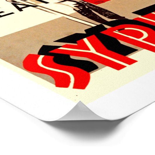 Grote Crippler ~ Syphilis Poster (Hoek)