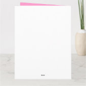 Grote Cupcake Happy Birthday Card Kaart (Achterkant)