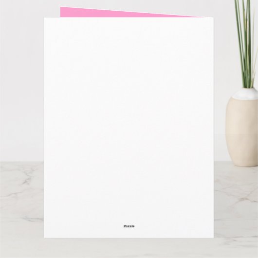 Grote Cupcake Happy Birthday Card Kaart (Achterkant)