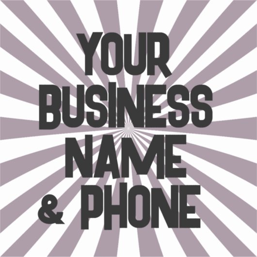 GROTE CUSTOM BUSINESS AUTO DECAL STICKERS