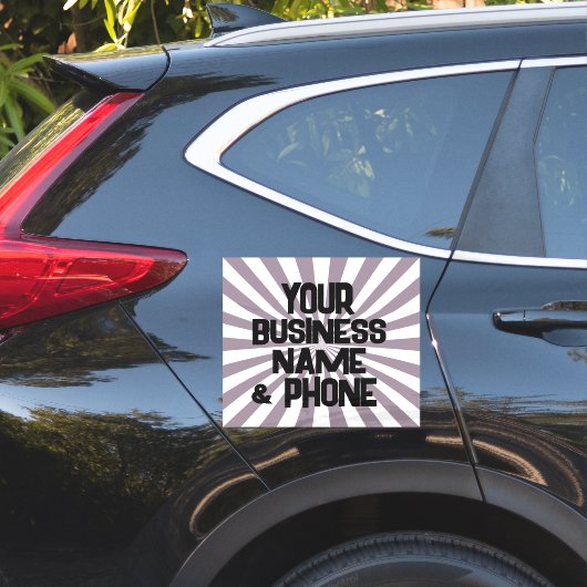 GROTE CUSTOM BUSINESS AUTO DECAL STICKERS (Auto Zijkant)