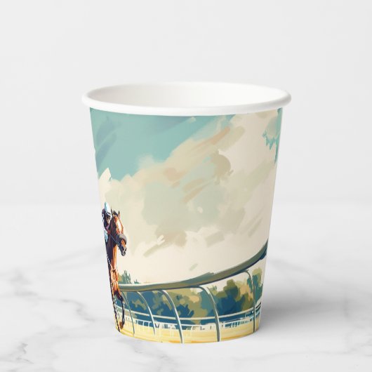 GROTE "D" RACE PAPIEREN BEKER (Achterkant)