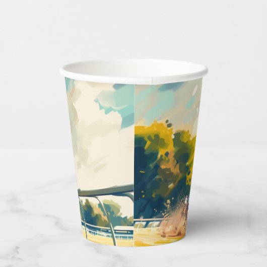 GROTE "D" RACE PAPIEREN BEKER (Rechts)