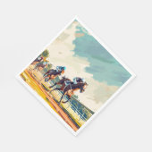 GROTE "D" RACE PAPIEREN SERVET (Hoek)