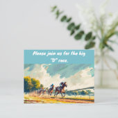 GROTE "D" RACE UITNODIGING (Staand voorkant)