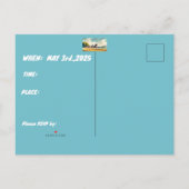 GROTE "D" RACE UITNODIGING BRIEFKAART (Achterkant)