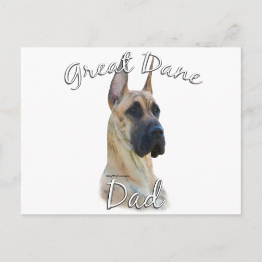 Grote Daan (brindle) Mam 2 Briefkaart (Voorkant)