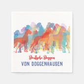 Grote daankleurig servet (Voorkant)