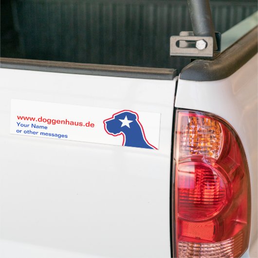 Grote daankwekerij bumpersticker (Op Truck)