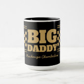 Grote Daddy Geruite Nepgoud en Zwart Mok (Midden)