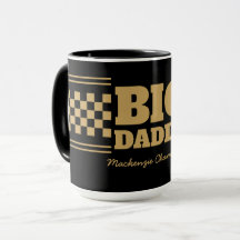 Grote Daddy Geruite Nepgoud en Zwart