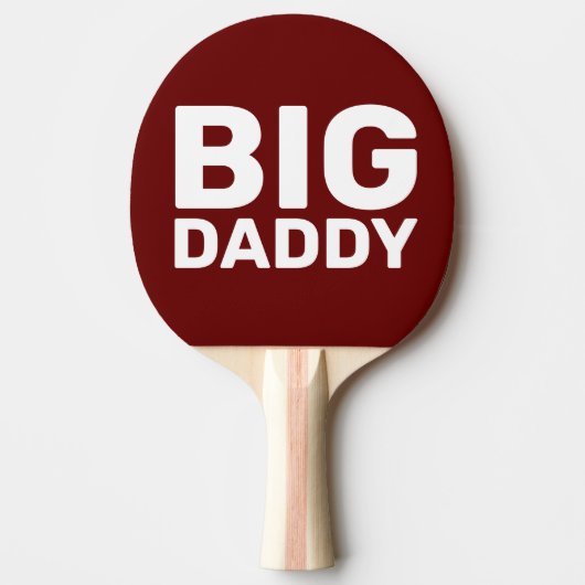 GROTE DADDY PING PONG PADD;ES TAFELTENNISBATJE (Voorkant)