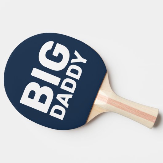GROTE DADDY PING PONG PADD;ES TAFELTENNISBATJE (Zijkant)