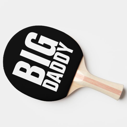 GROTE DADDY PING PONG PADDLES TAFELTENNISBATJE (Zijkant)