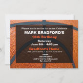 GROTE DAG - BASKETBAL - 16E INVITATIE/FOTO KAART (Achterkant)