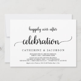 Grote dag, Happily Ever After-feest, Rustic Kaart