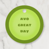 Grote dag in Avo Bedankjes Labels (Achterkant)