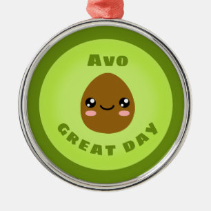 Grote dag in Avo Metalen Ornament