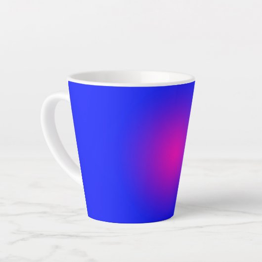 Grote dag voor de Blauwe en Magenta Latte Mok (Linkerhoek)