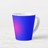 Grote dag voor de Blauwe en Magenta Latte Mok (Rechterhoek)
