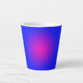 Grote dag voor de Blauwe en Magenta Latte Mok (Voorkant)