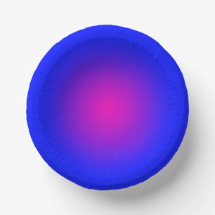 Grote dag voor de Blauwe en Magenta Papieren Kommen