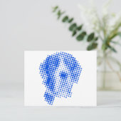 Grote Daguabstract Briefkaart (Staand voorkant)