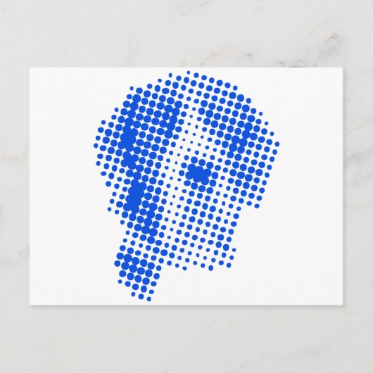 Grote Daguabstract Briefkaart (Voorkant)